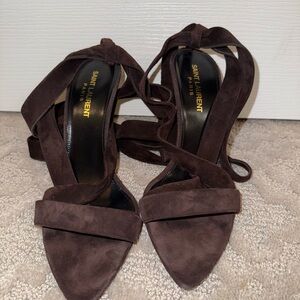 Saint Laurent Brown Heels